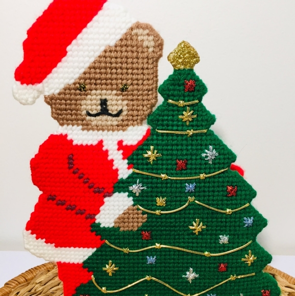 Vintage, Christmas decoration in crochet. Excellen - Picture 4 of 16